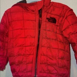 Vibrant Red Kids Puffer Jacket